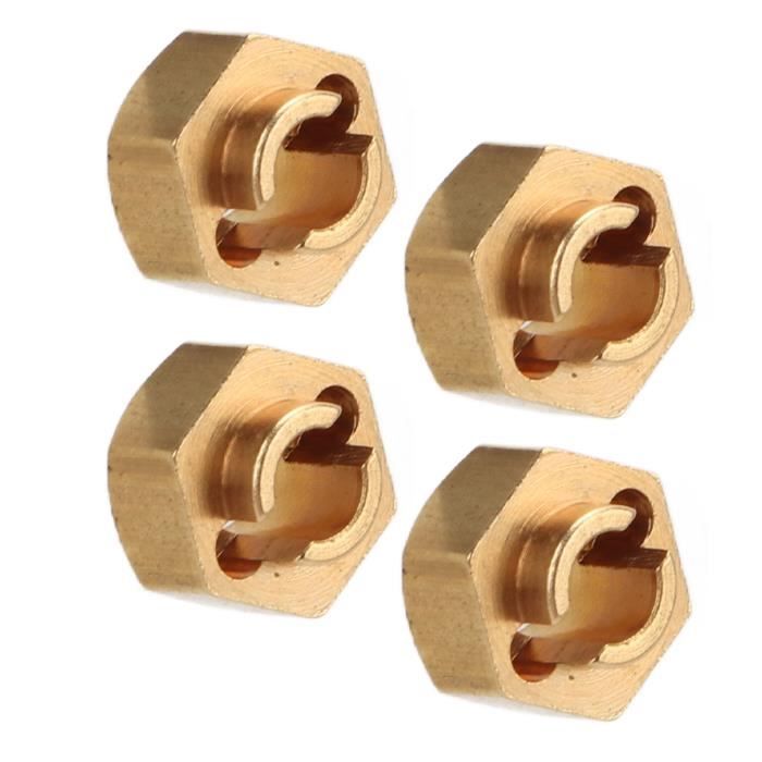 Lot De 2 Moyeux De Roue Hexagonaux De Rechange En Aluminium Pour Voiture Rc Arrma 1 8 Rouge 94420777
