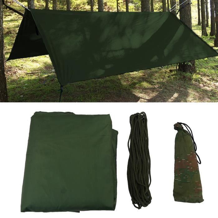 Tente de camping simple super légère imperméable à l'eau randonnée(vert)--Rose Vie