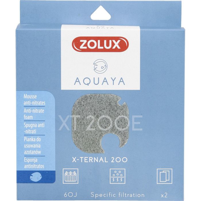 Meilleurs prix pour Zolux Filtre Pour Pompe X-Ternal 200, Filtre Xt 200 E Mousse Anti Nitrates X2 Pour Aquarium.