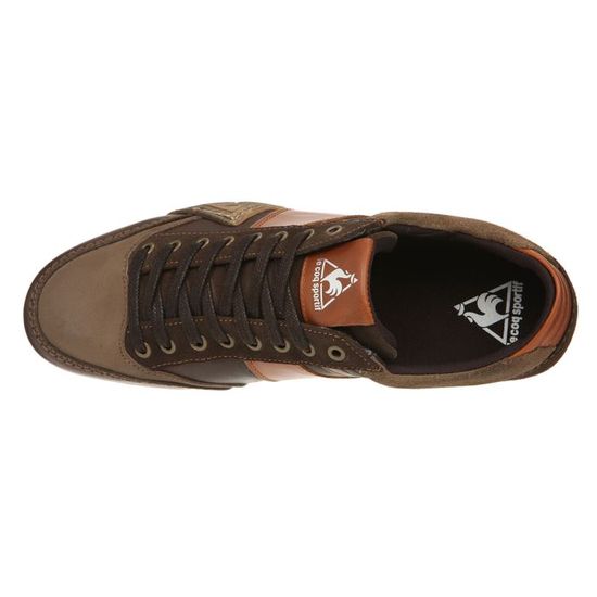 LE COQ SPORTIF Baskets Turin Homme Marron Cognac