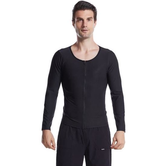 Débardeur de Sudation pour Homme Gilet de Minceur Fitness T-Shirt Effet Débardeur de Sudation pour Homme Gilet de Minceur Fitness T-Shirt Effet