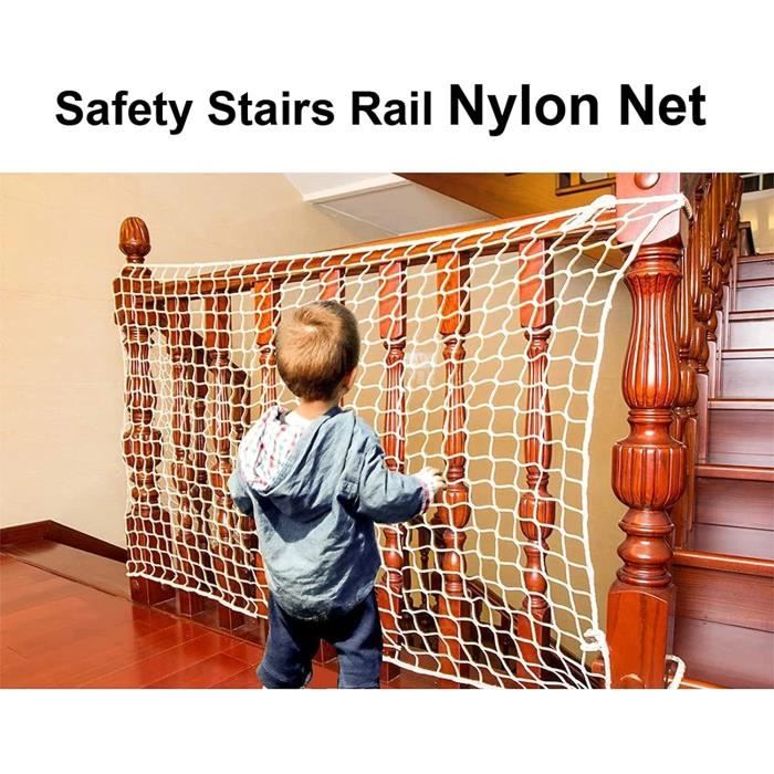 3m Filet de sécurité pour enfants Gardes durables Filet Sécurité des  enfants Escalier intérieur Balcon
