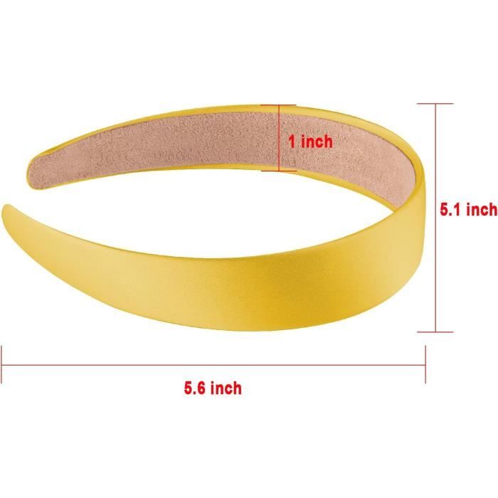Serre-Tête Bandeau En Satin Rétro Large - 44 Styles Pour Femmes Et Filles