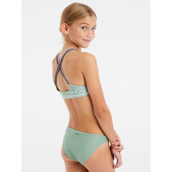 Maillot de bain 2 pieces triangle fille Protest Prtkamille green baygreen 12 ans