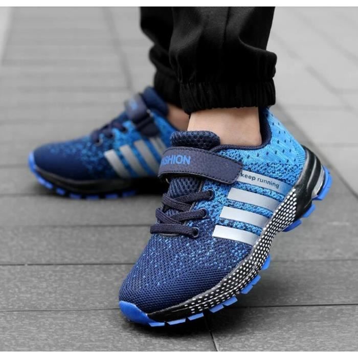 Baskets Enfant ECELEN lh1007crfwq07yh Bleu Respirant