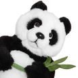 BRUBAKER Peluche Panda Nounours - 38 cm - Feuille de Bambou inclus-2