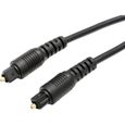 INECK - Cable Optique Connecteurs Toslink 3m M M Audio Digital HiFi SPDIF Noir pour HDTV Cordon Numerique Son Stereo-2