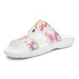 Chaussures CROCS Classic Tie Dye Graphic Blanc-Rose - Femme/Adulte-2