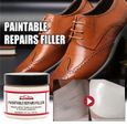 2PCS-Baume cuir rénovateur crème-Réparation en Cuir-pour réparer canapé, veste, portefeuille, chaussures-2