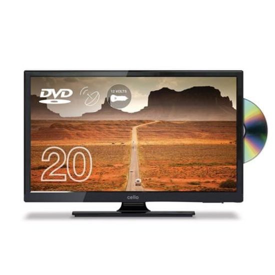 Télévision LED 20 / lecteur DVD intégré / DVB-T2 / avec antenne