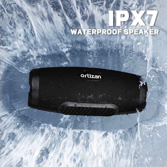 Enceinte Bluetooth Ortizan Portable 100W IPX7 Étanche