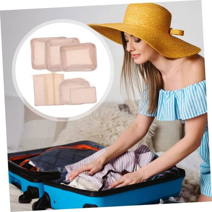 1 Set Voyage Sac De Rangement Voyage Articles De Toilette Sac À Linge Pour  Chaussures Valise