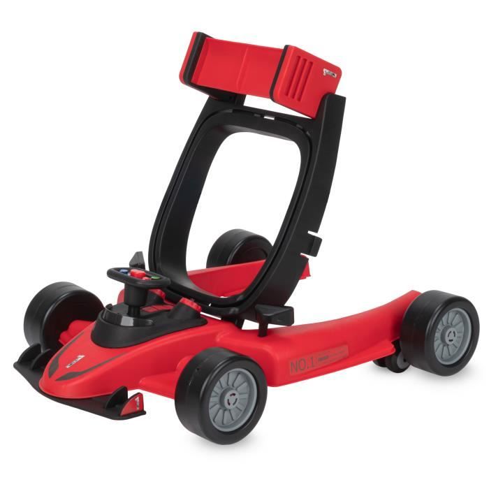 Trotteur Bébé 2en1 Little Speedster Ib Style - Voiture Course Avec Effets Sonores Gris