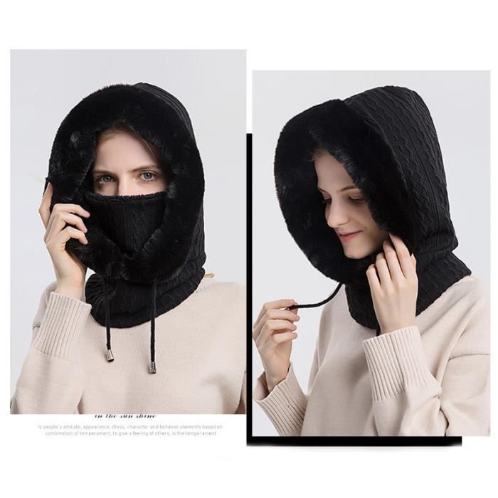 Cagoule Imperméable Doublée Polaire - Masque Facial Ski, Unisexe, Taille Unique, Plusieurs Couleurs - 5