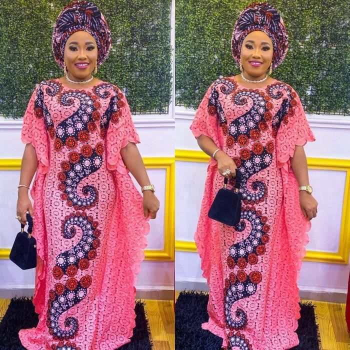 Dentelle discount robe africaine