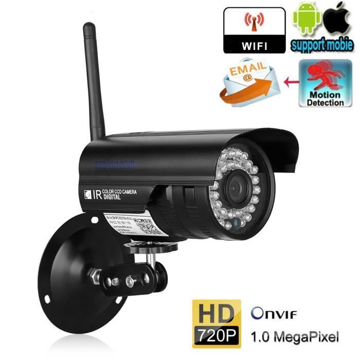 Szsinocam 720P 1.0MP Sans fil CCTV WiFi IP Cam ra tanche S curit