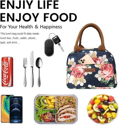 Sac Isotherme Repas, Sac à Lunch En Tissu Oxford Et Papier D'aluminium, Sac Isotherme Bureau, Insulated Cooler Bag, Sacs-repas Pour Bureau, Enfants, École Bureau (Style C