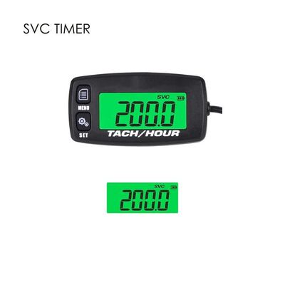 Tachymètre Numérique Jayron JR-HM032R - Compteur Heures Moteur + RPM - Pour Moteurs 2T/4T