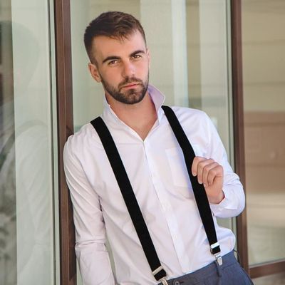 Pantalon bretelle homme vintage best sale