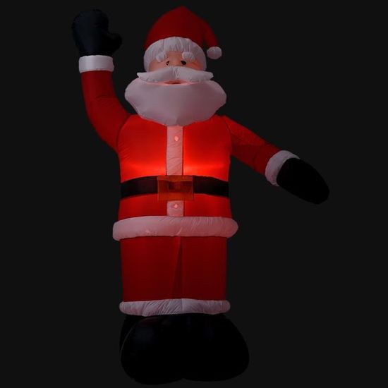 Gigantesque Pere Noel 240cm Illumine Par Led Noel Saint Nicolas Grandeur Nature Achat Vente Personnages Et Animaux Bientot Le Black Friday Cdiscount
