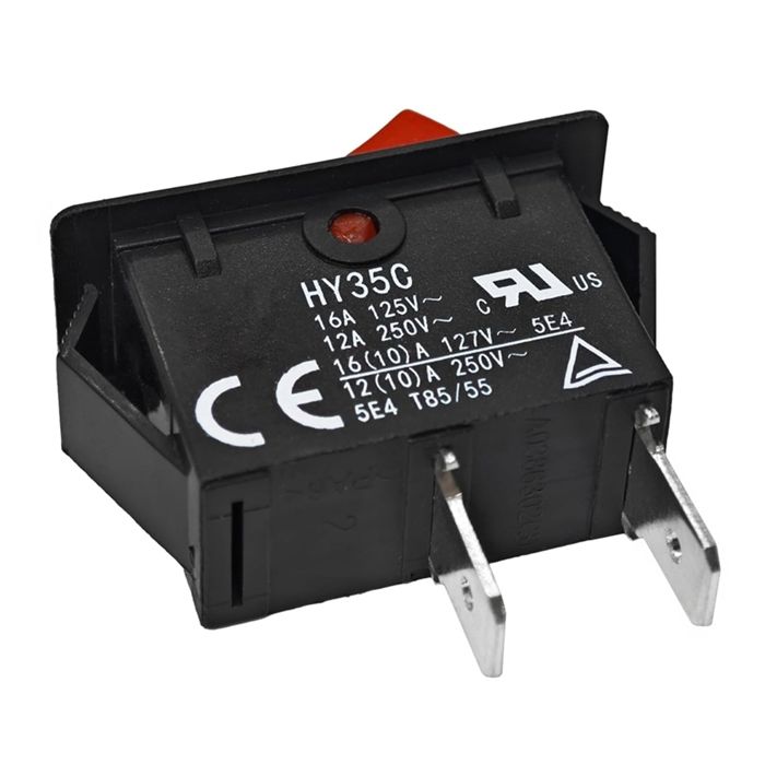 Interrupteur Bouton-poussoir CENPEK KEDU HY52 - 4 Broches 250V