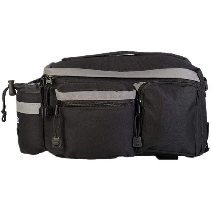 Sac De Rack Arrière Vélo – Pannier VTT / Route – Bandoulière – 600D Oxford – E7H4