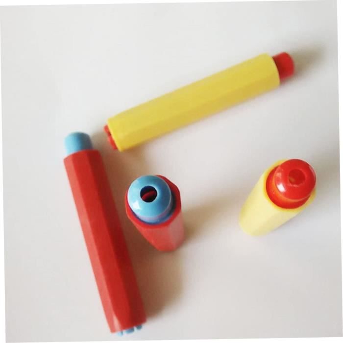6 Porte-craie Réglables Couleur – Pour Enfants, Enseignants, école | Protège Les Mains, Réduit La Poussière