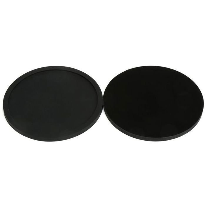 Lot De 6 Dessous De Verre Ronds En Cuir Pour Boissons, Bière