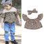 t shirt enfant brun