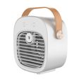 1 Climatiseur portable, 3 vitesses, refroidisseur évaporatif, humidificateur, poignée, maison bureau dortoir .