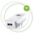 devolo Magic 1 WiFi : adaptateur Powerline avec fonction WiFi, WiFi ac jusqu'à 1200 Mbits-s, 2 connecteurs Fast Ethernet, prise d-0