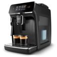 Machine à café à grains espresso broyeur automatique PHILIPS EP2221/40, Broyeur céramique 12 niveaux de mouture, Mousseur à lait-0