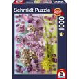 Puzzle - SCHMIDT SPIELE - Fleurs violettes - Paysage et nature - 1000 pièces - Adulte-0