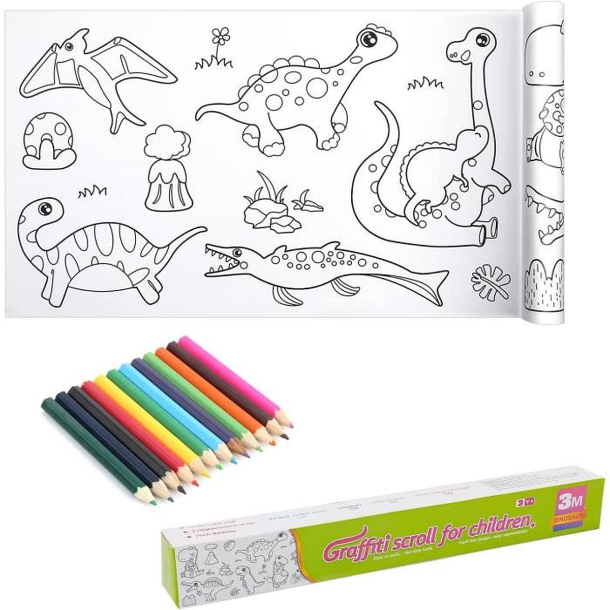 Papier À Dessin Pour Enfants Rouleau De Papier À Dessin Grand Rouleau De Coloriage Pour Enfants