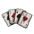 FRANCE EN STOCK Autocollant Sticker pour auto moto Tuning Casque…motif : cartes a jouer 15.2CM x 9.8CM