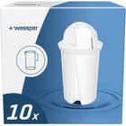 Cartouche Filtrante - BRITA - Compatible Dafi PearlCo WESSPER - Filtration 4 étapes - Pack de 10