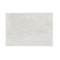 Tapis de bain | Coral | Structure chenille | Polyester | Blanc | 50 x 80 cm