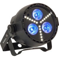 IBIZA LIGHT PAR-MINI-STR - Projecteur PAR à LED RGBW 4-en-1 avec stroboscope à LED SMD