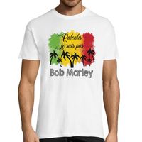 Bob Marley | T-Shirt Homme col Rond Musique Rap Hip Hop Français