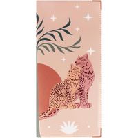 Protège livret de famille couleur motif leopard - France – PVC vernis – 22 x 10,5 cm