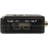 StarTech Kit commutateur KVM USB VGA à 2 ports avec audio et câbles - Noir SV211KUSB
