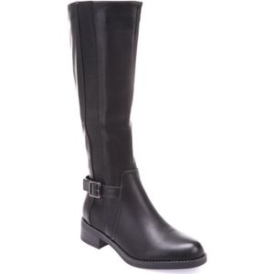 Bottes noires cavalieres femme Clearance