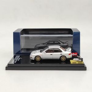VOITURE - CAMION Voiture miniature - Hobby Japan - Subaru Impreza WRX GC8 1992 - Moulé sous pression - Gris