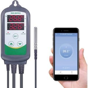 KETOTEK Prise Thermostat Regulateur de Temperature Numerique 220V Chauffage  R