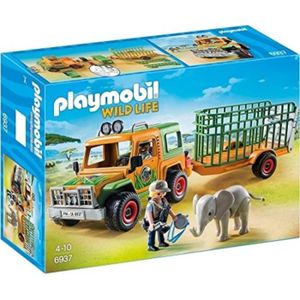 Playmobil 1.2.3 Soigneuse Avec Éléphanteau à Prix Carrefour