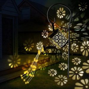 LAMPION Lampe Solaire À Led Pour Jardin, Arrosoir Creux De