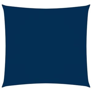 PARASOL WORD Design Voile de parasol Tissu Oxford carré 4,5x4,5 m Bleu®VUAWXL® MODERNE