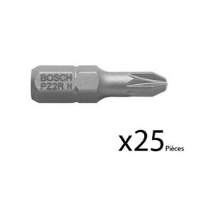Bosch 2607001595 embouts de tournevis Pozidriv PZ3 25 mm 3 Pack 