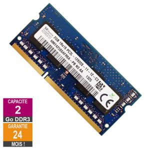 MÉMOIRE RAM Barrette Mémoire 2Go RAM DDR3 Hynix HMT425S6AFR6A-