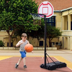 PANIER DE BASKET-BALL HSTURYZ Panier de Basket-Ball Réglable en Hauteur pour Enfants Blanc